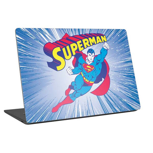 DC Comics Superman Vintage Action Pose Universal Laptop 12in (9.8 x 6.8in) Skin